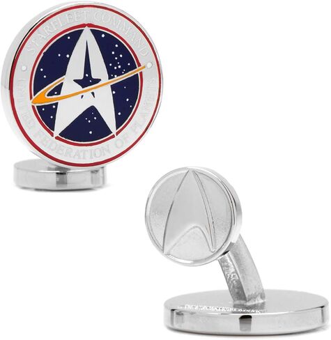 Star Trek Star Trek Starfleet Command Cufflinks, Officially Licensed in Kuwait