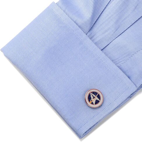 Star Trek Star Trek Starfleet Command Cufflinks, Officially Licensed in Kuwait