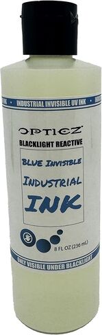 Opticz Industrial Invisible Blue UV Blacklight Reactive Ink (8 Ounce Bottle) in Saudi Arabia