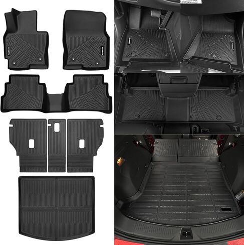 Naibeve Floor Mats for Mazda CX-30 2020-2023 2024 (FWD Only)- All Weather Custom Fit for Mazda CX-30 Floor Mats, for Mazda CX-30 Floor Liner Cargo Mat Trunk Liner Cargo Liner in Kuwait