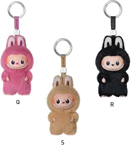 POP MART THE MONSTER PIN FOR LOVE Series قلادة قطيفة (N-Z) Popmart Mini Labubu Rabubu 4.0 Love Mini Love Keychain على الإنترنت لعبة قطيفة هدية للجسم الحب in Kuwait