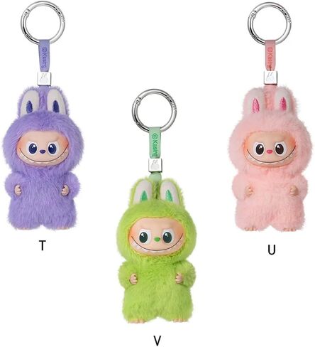 POP MART THE MONSTER PIN FOR LOVE Series قلادة قطيفة (N-Z) Popmart Mini Labubu Rabubu 4.0 Love Mini Love Keychain على الإنترنت لعبة قطيفة هدية للجسم الحب in Kuwait