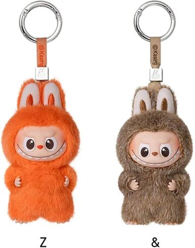 POP MART THE MONSTER PIN FOR LOVE Series قلادة قطيفة (N-Z) Popmart Mini Labubu Rabubu 4.0 Love Mini Love Keychain على الإنترنت لعبة قطيفة هدية للجسم الحب in Kuwait