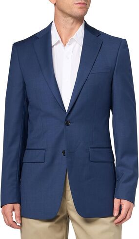 Calvin Klein Men's Slim Fit Suit Separates, Solid Medium Blue, 38 Regular in Saudi Arabia