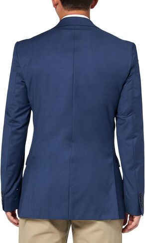 Calvin Klein Men's Slim Fit Suit Separates, Solid Medium Blue, 38 Regular in Saudi Arabia