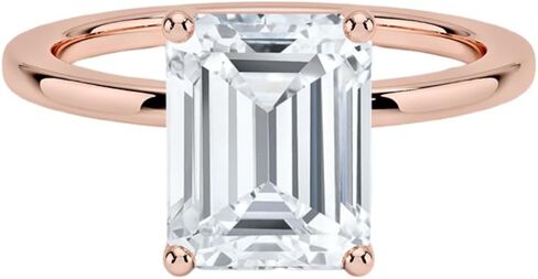 1 CT Lab Grown Diamond Solitaire Engagement Ring for Women | IGI Certified Wedding Diamond Promise/Anniversary Rings Gift for Her (F-G, VS2-SI1, 14K Solid White/Yellow/Rose Gold) in Kuwait