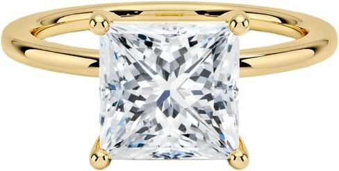 1 CT Lab Grown Diamond Solitaire Engagement Ring for Women | IGI Certified Wedding Diamond Promise/Anniversary Rings Gift for Her (F-G, VS2-SI1, 14K Solid White/Yellow/Rose Gold) in Kuwait