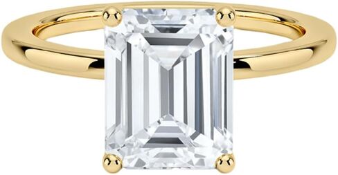 1 CT Lab Grown Diamond Solitaire Engagement Ring for Women | IGI Certified Wedding Diamond Promise/Anniversary Rings Gift for Her (F-G, VS2-SI1, 14K Solid White/Yellow/Rose Gold) in Kuwait