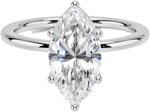 1 CT Lab Grown Diamond Solitaire Engagement Ring for Women | IGI Certified Wedding Diamond Promise/Anniversary Rings Gift for Her (F-G, VS2-SI1, 14K Solid White/Yellow/Rose Gold) in Kuwait