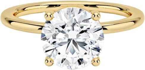 1 CT Lab Grown Diamond Solitaire Engagement Ring for Women | IGI Certified Wedding Diamond Promise/Anniversary Rings Gift for Her (F-G, VS2-SI1, 14K Solid White/Yellow/Rose Gold) in Kuwait