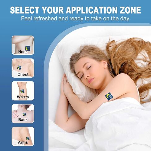 Sleep Patches for Adults Extra Strength, Natural Deep Sleep Patche with Melatonin & Valerian, Long-Lasting Night Comfort, Relax & Wake Up Refreshed, Easy to Use for Men & Women, 2 Box 120 Patches AA in Saudi Arabia