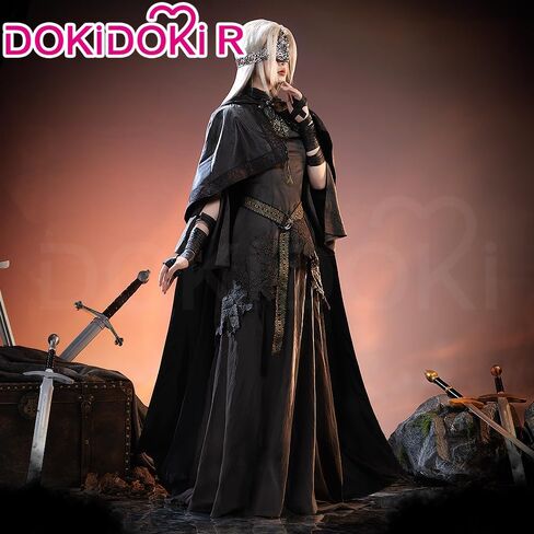 KIRA KIRA Anime Gothic Cosplay Costume Doki-R Medieval Cloak Outfits Halloween Costume Plus Size in Saudi Arabia