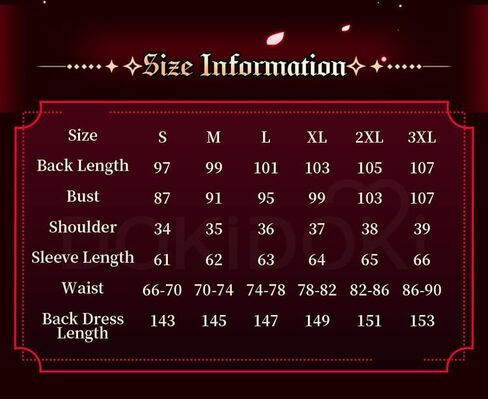 KIRA KIRA Anime Gothic Cosplay Costume Doki-R Medieval Cloak Outfits Halloween Costume Plus Size in Saudi Arabia