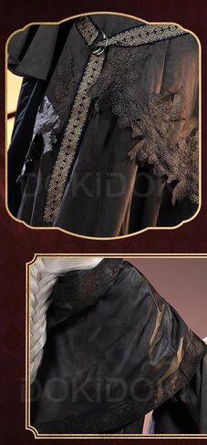 KIRA KIRA Anime Gothic Cosplay Costume Doki-R Medieval Cloak Outfits Halloween Costume Plus Size in Saudi Arabia