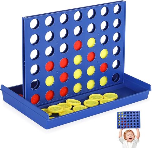 4 in a Row Connect Game Travel Board Game (Small) Mini 7x4.8 Inch in Saudi Arabia