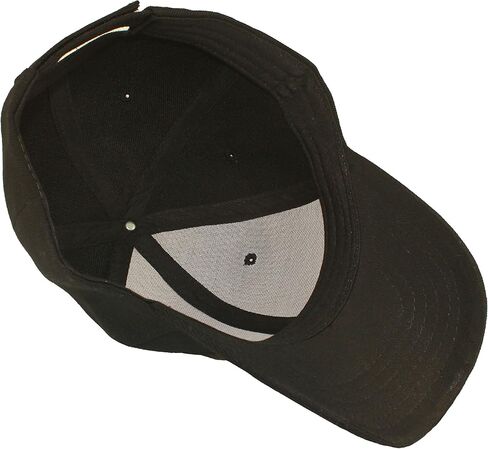 Plain Adjustable Velcro Baseball Cap (Black) in Saudi Arabia