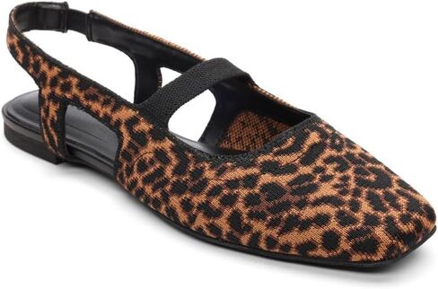 Sanctuary Klara Women's Flats - Recycled Stretch Knit Slingback with Recycled Rubber Sole, Stylish Footwear in Saudi Arabia