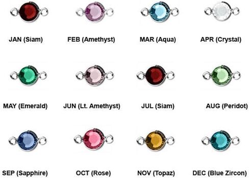 سوار الجدة مع أحجار الميلاد يصل إلى 10 من الفضة الإسترليني أو الذهب عيار 14 قيراط مملوء هدية عيد الأم للأم للجدة هدايا جوهرة الميلاد للأم والجدة مجوهرات مخصصة مايو نوفمبر يونيو أغسطس سبتمبر ديسمبر توباز الزركون العقيق in Kuwait