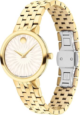 Movado Museum Women's Watch - Swiss Quartz, Stainless Steel Bracelet - Classic, Modern Luxury Fashion Timepiece for Her - 29.5mm in Saudi Arabia