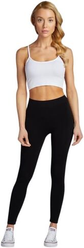 C'est Moi Black Bamboo Leggins - One in Full Length or 3/4 Length in Saudi Arabia