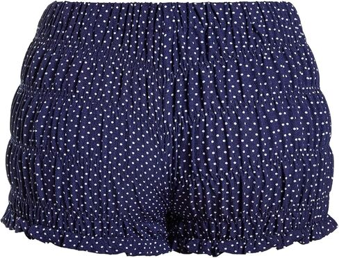 SOLY HUX Women's Polka Dots Shorts Ruffle Mini Y2k Bloomers Elastic Waist Bottoms Micro Boyshorts in Saudi Arabia