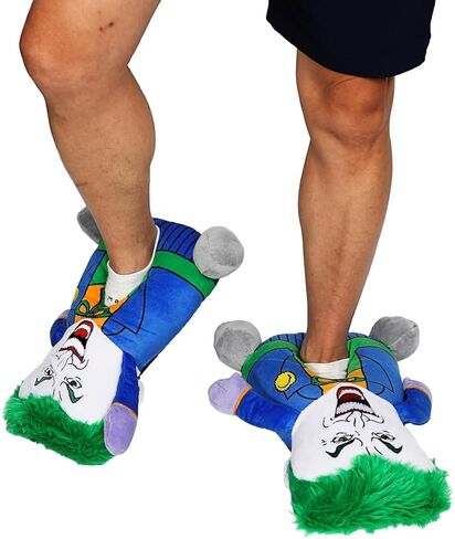 Bioworld Batman Joker Plush Adult Slippers in Saudi Arabia