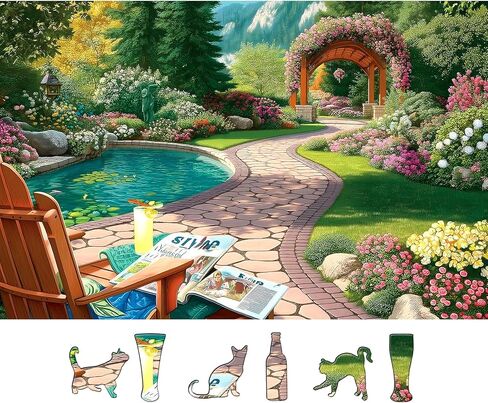 Read Room Puzzles for Adults 500 Pieces Book Jigsaw Puzzles for Adults Puzzles 500 Pieces Winter Reading Nook Scene Challenging Family Puzzle for Women Men Seniors Size is (21"x15") in Saudi Arabia