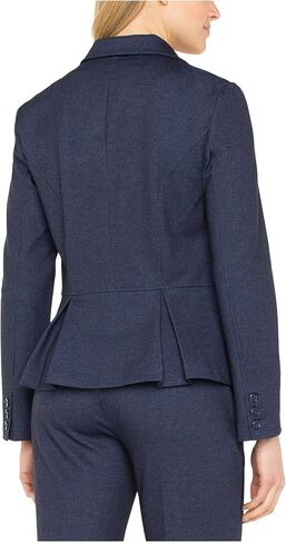Liverpool Womens Printed Serge Knit Peplum Blazer in Saudi Arabia