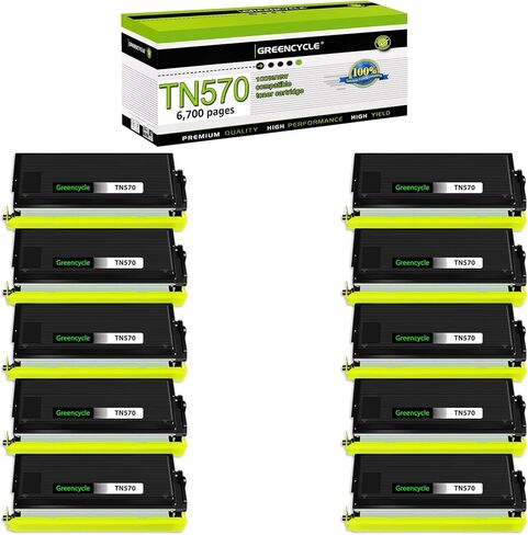 greencycle 1 Pack TN570 High Yield Black Toner Cartridge Replacement Compatible for Brother TN-570 TN540 Work with HL-5140 5170N MFC-8220 8440 8840 8840DN MFC-8640D DCP-8040 8045D Laser Printer in Kuwait