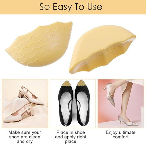 6 Pcs Shoe Filler Insert for Loose Shoe Toe Cushion Fillers Make Shoes Fit All Day Comfort Inserts to Make Shoes Smaller Inserts for Men Women Casual Sports High Heels Boots in Saudi Arabia