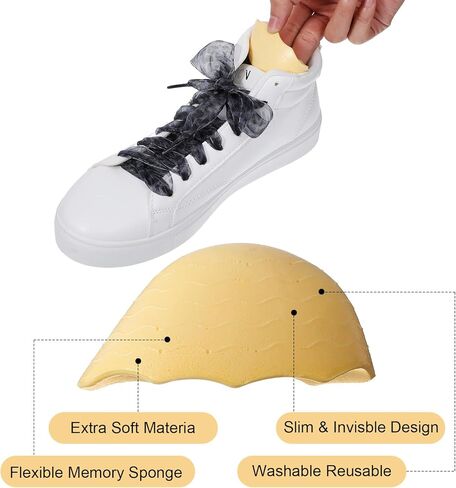 6 Pcs Shoe Filler Insert for Loose Shoe Toe Cushion Fillers Make Shoes Fit All Day Comfort Inserts to Make Shoes Smaller Inserts for Men Women Casual Sports High Heels Boots in Saudi Arabia