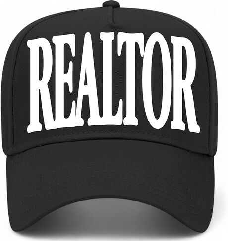 Realtor Serif Hat | Premium Adjustable Snapback Baseball Vintage Trucker Hat for Men & Women in Saudi Arabia