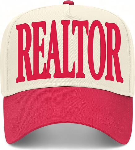 Realtor Serif Hat | Premium Adjustable Snapback Baseball Vintage Trucker Hat for Men & Women in Saudi Arabia