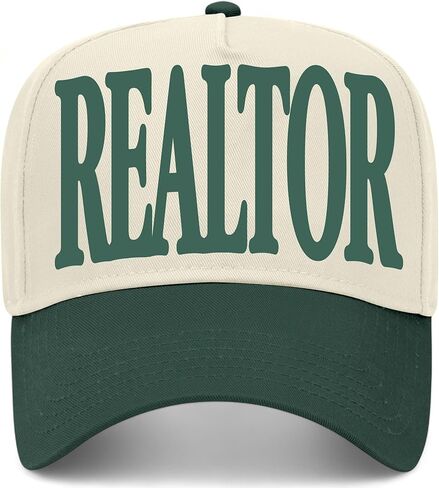 Realtor Serif Hat | Premium Adjustable Snapback Baseball Vintage Trucker Hat for Men & Women in Saudi Arabia
