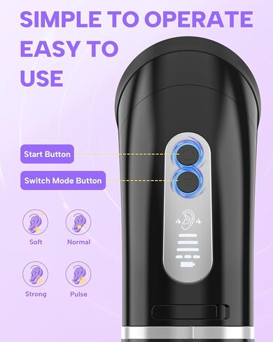 Upgraded Ear Wax Removal Kit, One Piece Waste Tank - Ear Irrigation Flushing System with 4 Modes & 8 Nozzles - IPX7, Safe and Effective Electric Ear Cleaner for Family Use, Type-C (Black) in Saudi Arabia