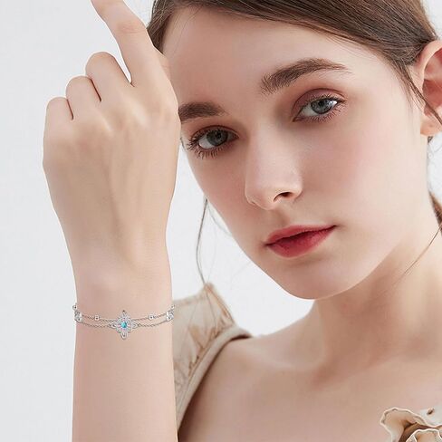 Witches Knot Bracelet 925 Sterling Silver Celtic Knot Pendant Nudo de Bruja Bracelet Witchy Jewelry Gifts for Women in Kuwait