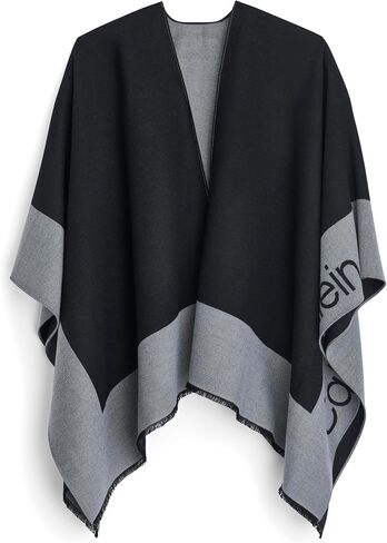 Calvin Klein womens Double Faced Cozy Ruana Shawl in Saudi Arabia