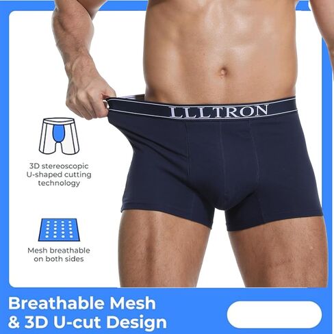 Mens Incontinence Underwear Washable 150ml Absorbent Leak Proof Underwear for Men Bladder Leak with Reusable Mens Urinary Incontinence Boxer Briefs 4pack in Saudi Arabia