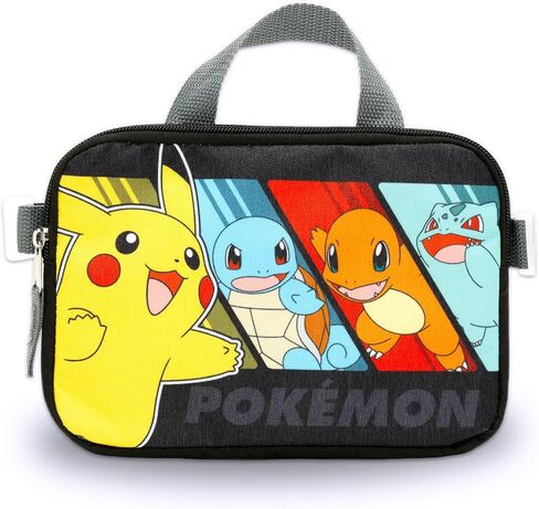 Pokemon Backpack for Boys - Bundle with 16" School Bag, Storage Case, Pencil Holder, Water Bottle, Keychain, Stickers, More | Pokemon Backpack Set for Kids in Saudi Arabia
