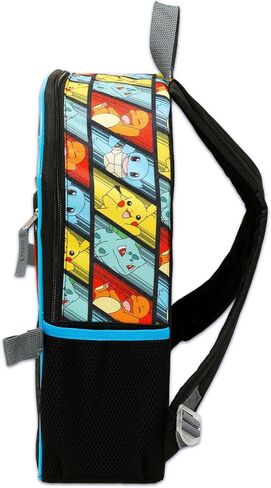 Pokemon Backpack for Boys - Bundle with 16" School Bag, Storage Case, Pencil Holder, Water Bottle, Keychain, Stickers, More | Pokemon Backpack Set for Kids in Saudi Arabia