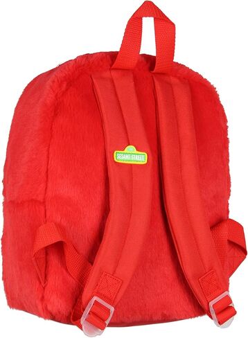 INTIMO Sesame Street Plush Furry Elmo Smile Face 12 Inch Backpack For Daily Use in Saudi Arabia