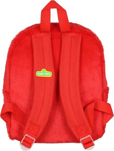 INTIMO Sesame Street Plush Furry Elmo Smile Face 12 Inch Backpack For Daily Use in Saudi Arabia