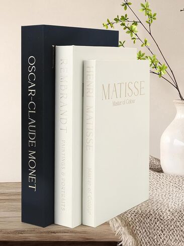 3 Pack Decorative Book Set, Faux Linen Storage Boxes - Aesthetic Fake Books for Coffee Table & Bookshelf Decor, Hidden Storage for Photos & Keepsakes, Home Decor for Living Room (Sage - Beige) in Saudi Arabia