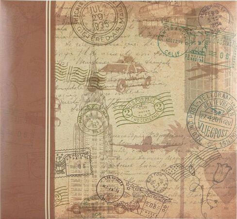 12x12 Fabric Scrapbook, Blue Fog in Saudi Arabia