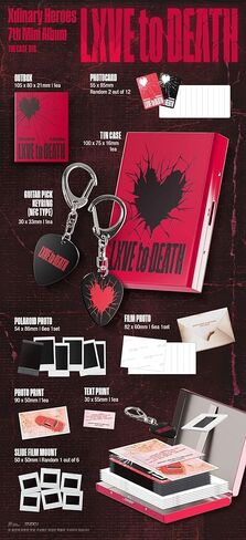 Xdinary Heroes 7th Mini Album LX-VE to DEATH 'ICU' MD Version in Saudi Arabia