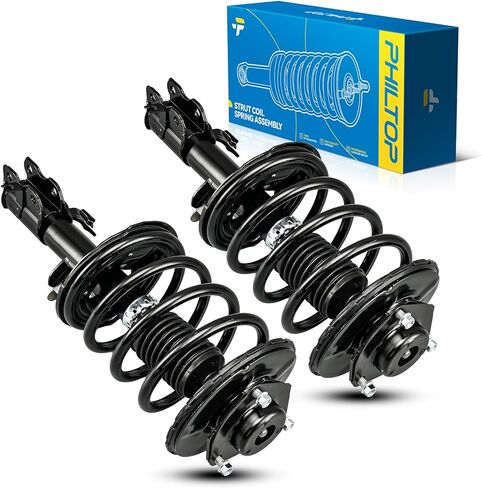 PHILTOP Front Complete Struts Shock Absorber for Blazer, S10, Jimmy, Sonoma, S10 Blazer, Bravada, S15 Jimmy, S15, Typhoon, Syclone, Hombre, Struts with Coil Spring Assemblies #OE 37099 * 2, 2 Packs in Saudi Arabia
