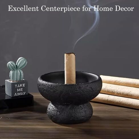 Mini Cement Candle Holder with Volcano Stone Design - Elegant Tealight Holder for Romantic Atmosphere, Perfect for Table Centerpieces & Home Décor (White) in Saudi Arabia