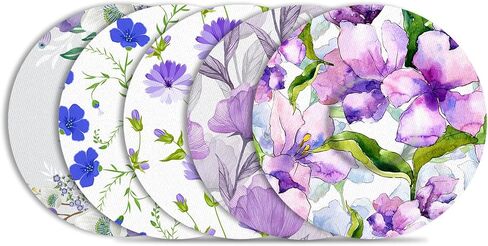 Libre 3 Sensor Covers Waterproof 20 Pack Adhesive Patches for Libre 3 Plus,Breathable Hypoallergenic & Latex-Free Overpatch,Long Stay Protection,Flower Print in Saudi Arabia
