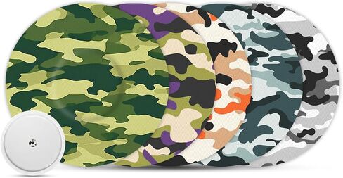 Libre 3 Sensor Covers Waterproof 20 Pack Adhesive Patches for Libre 3 Plus,Breathable Hypoallergenic & Latex-Free Overpatch,Long Stay Protection,Flower Print in Saudi Arabia