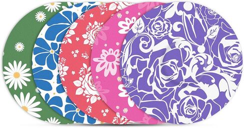 Libre 3 Sensor Covers Waterproof 20 Pack Adhesive Patches for Libre 3 Plus,Breathable Hypoallergenic & Latex-Free Overpatch,Long Stay Protection,Flower Print in Saudi Arabia
